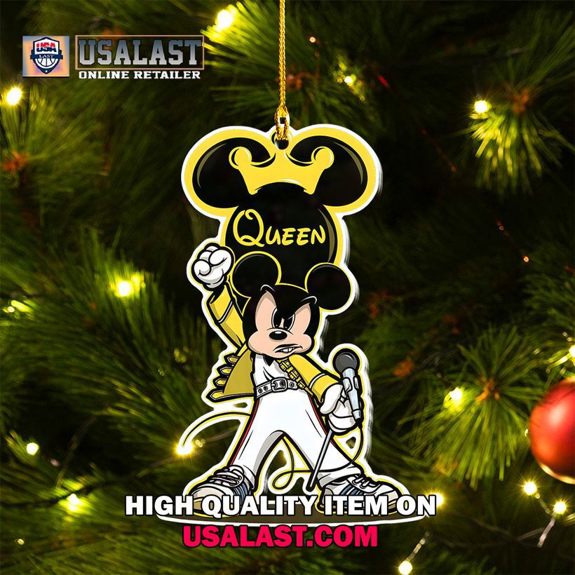 Freddie Mercury Mickey Ornament Statement Piece