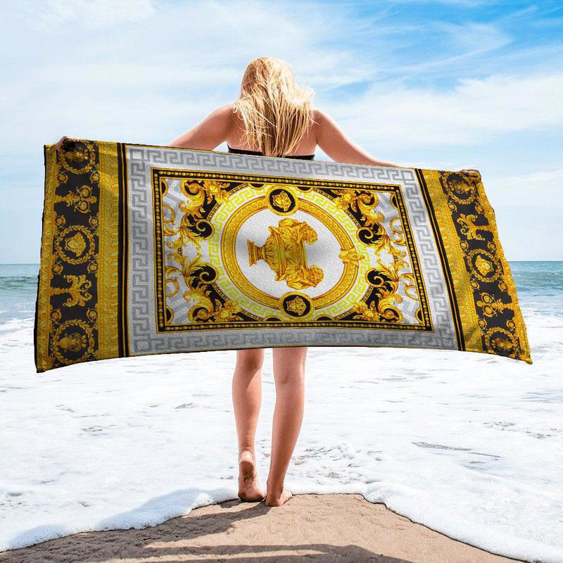 Gold Medusa Beach Towel Vintage Collector Fan Gear 2025