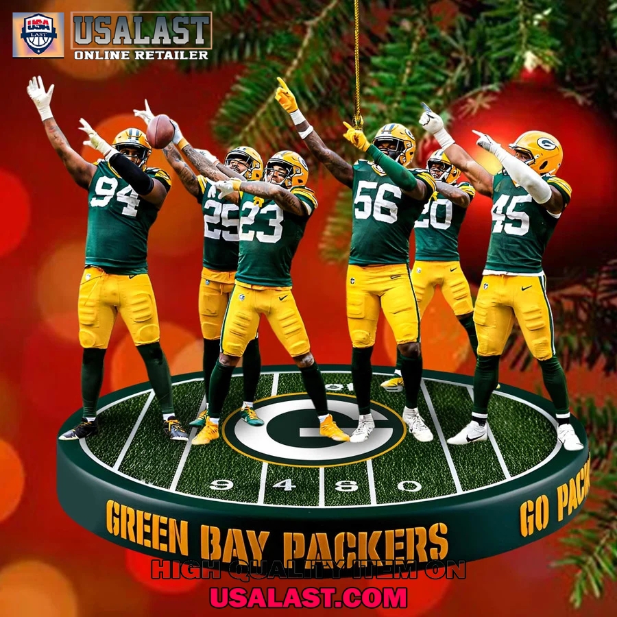 Green Bay Packers Statement Ornament and Colorful Celebration of Team Spirit