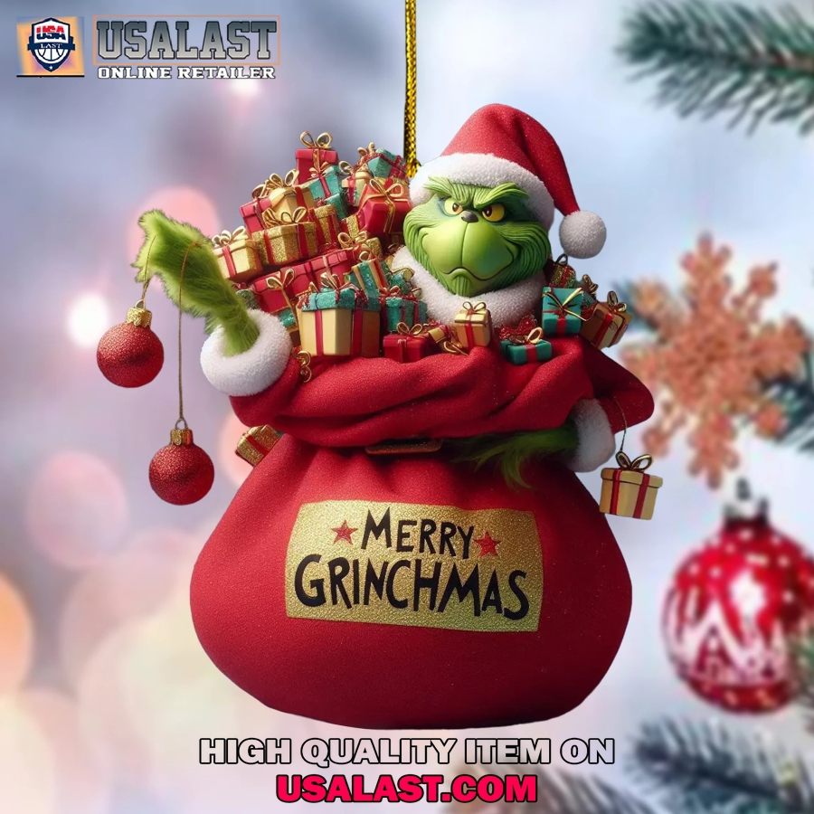 Grinch Merry Grinchmas Hanging Ornament
