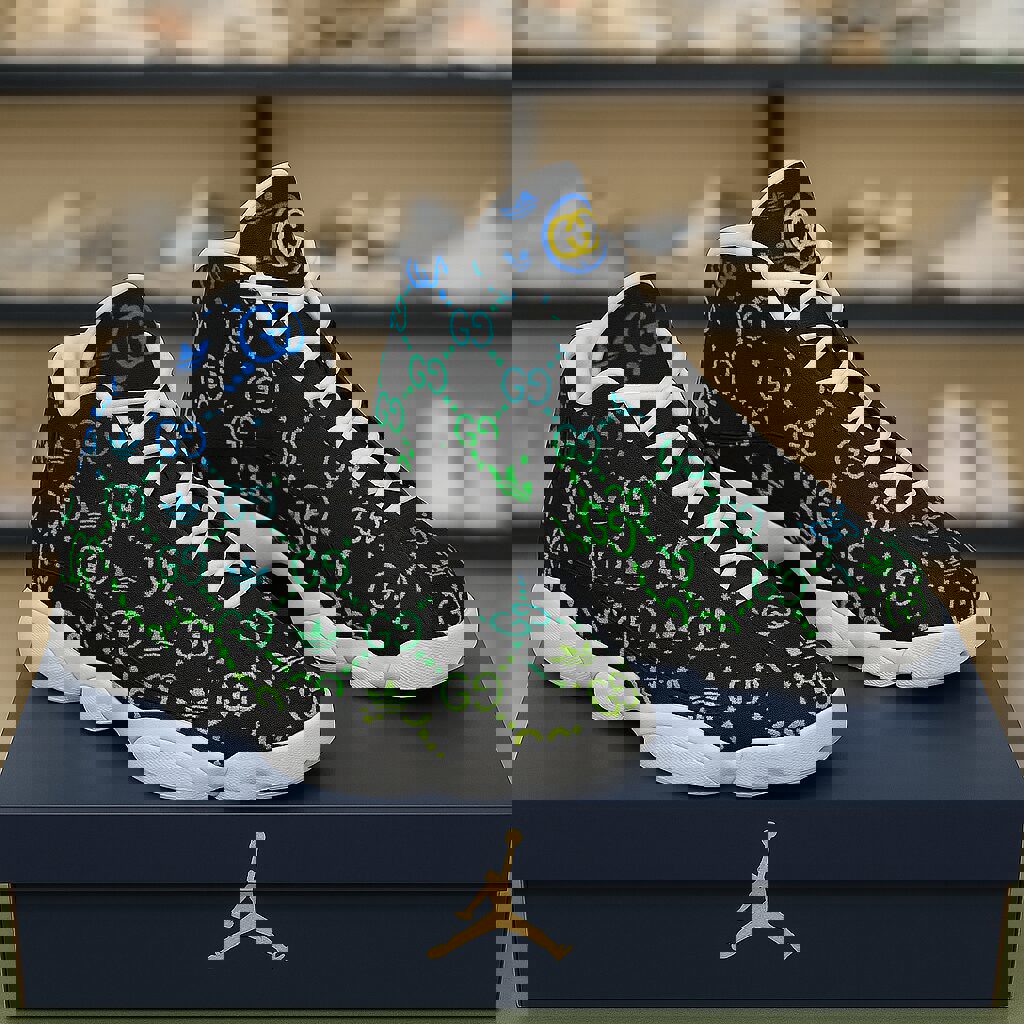 Gucci + Adidas Jordan 13 Sneaker + High Top + Bold