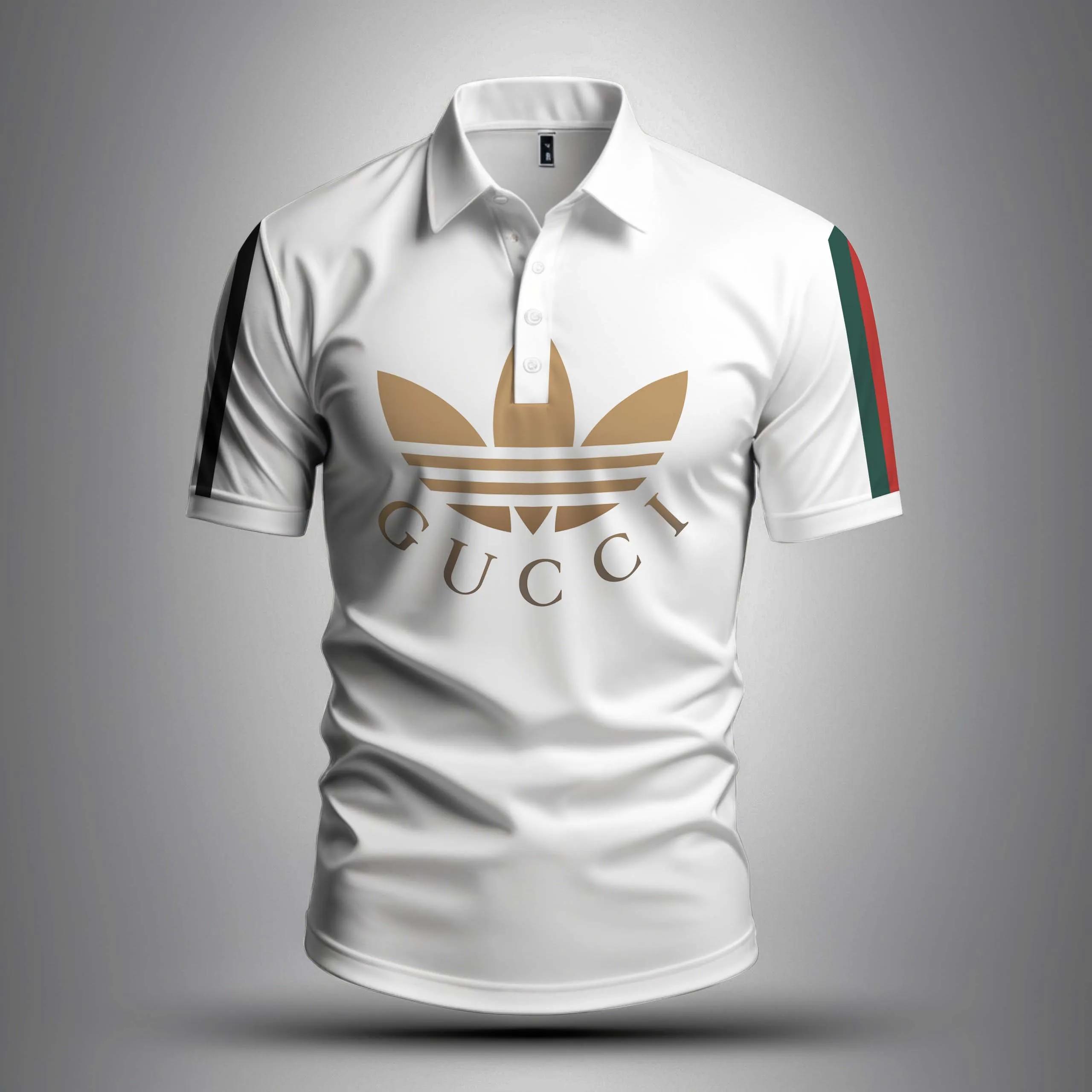 Gucci and Adidas luxury polo shirt