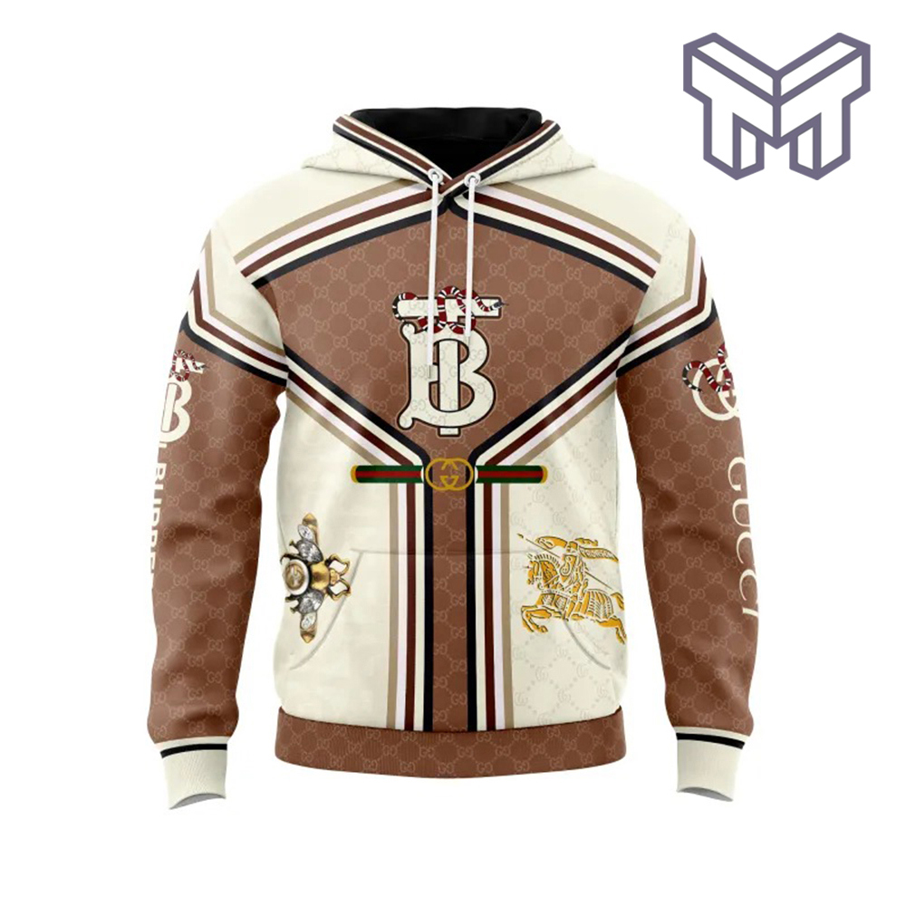 Gucci and Bold Hoodie 3D Luxury Statement Piece