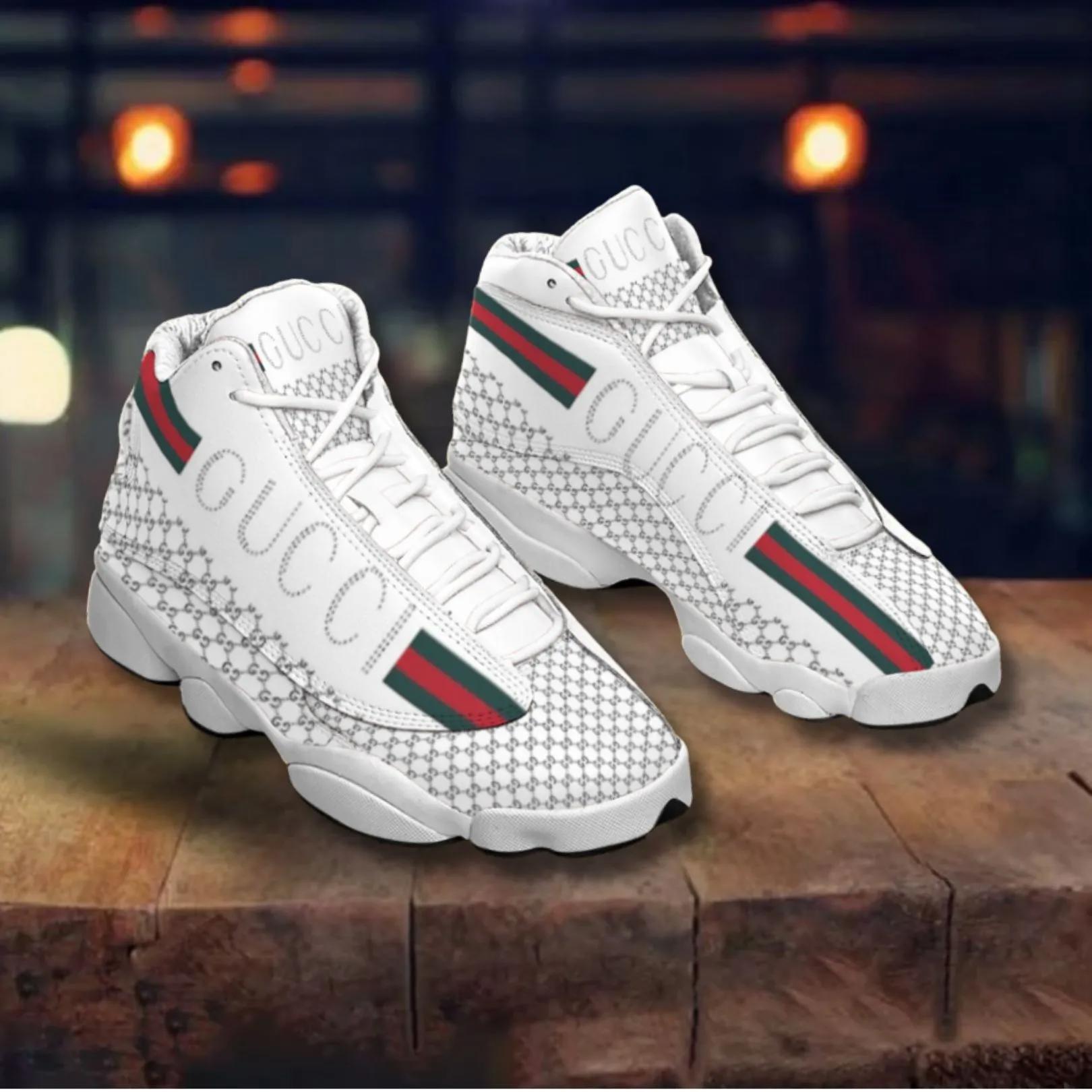 Gucci and Luxurious Jordan 13 Sneaker – Statement Piece