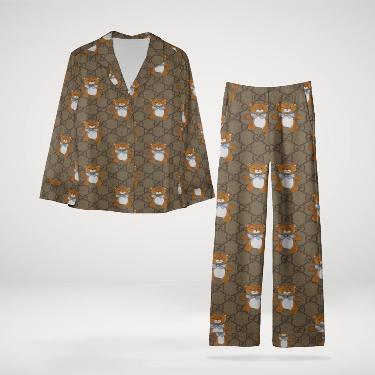 Gucci Bear Print Loungewear Ensemble