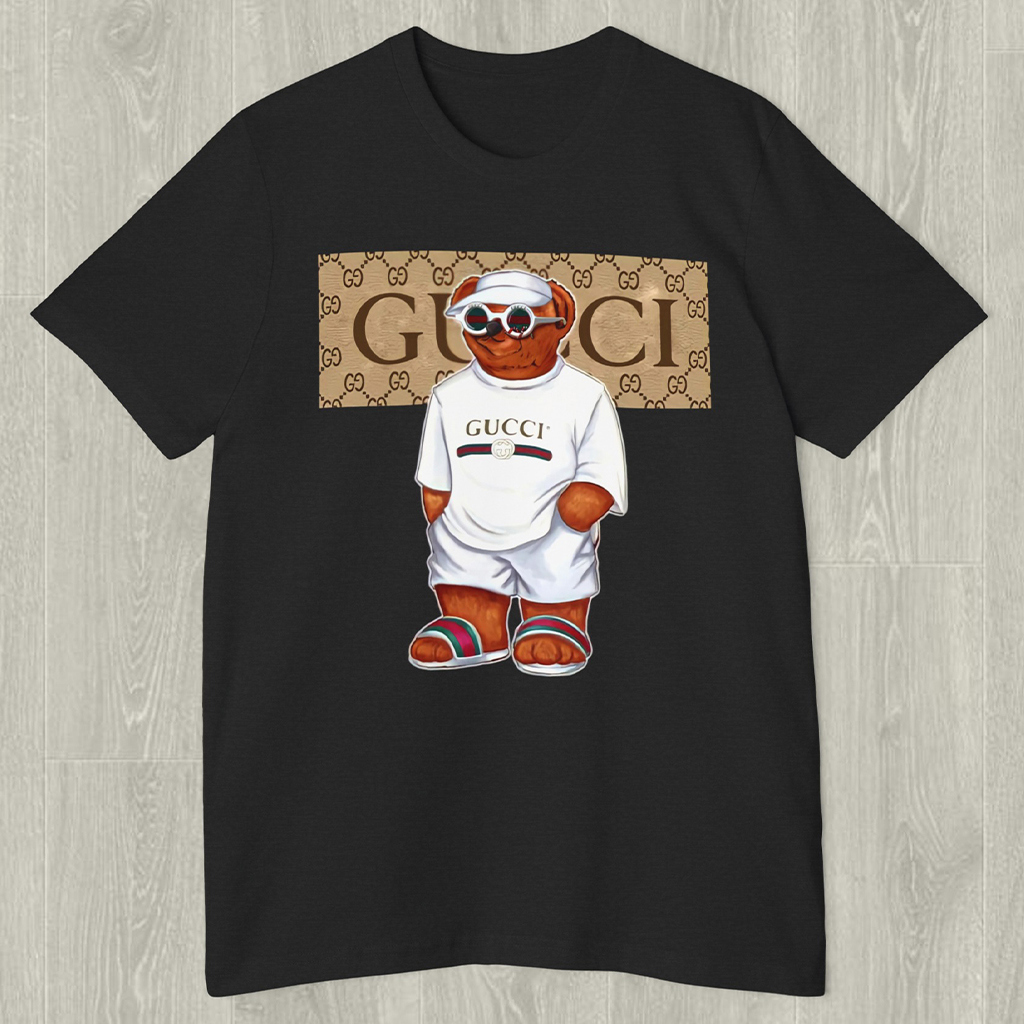 Gucci Bear Statement T-Shirt 3D | Luxe Edition
