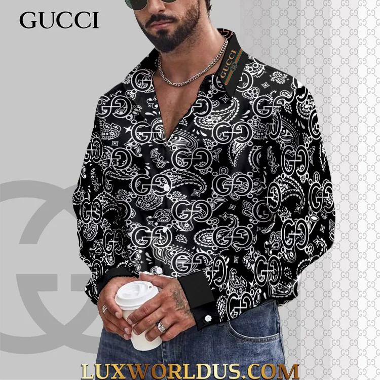 Gucci Black and White Statement Shirt