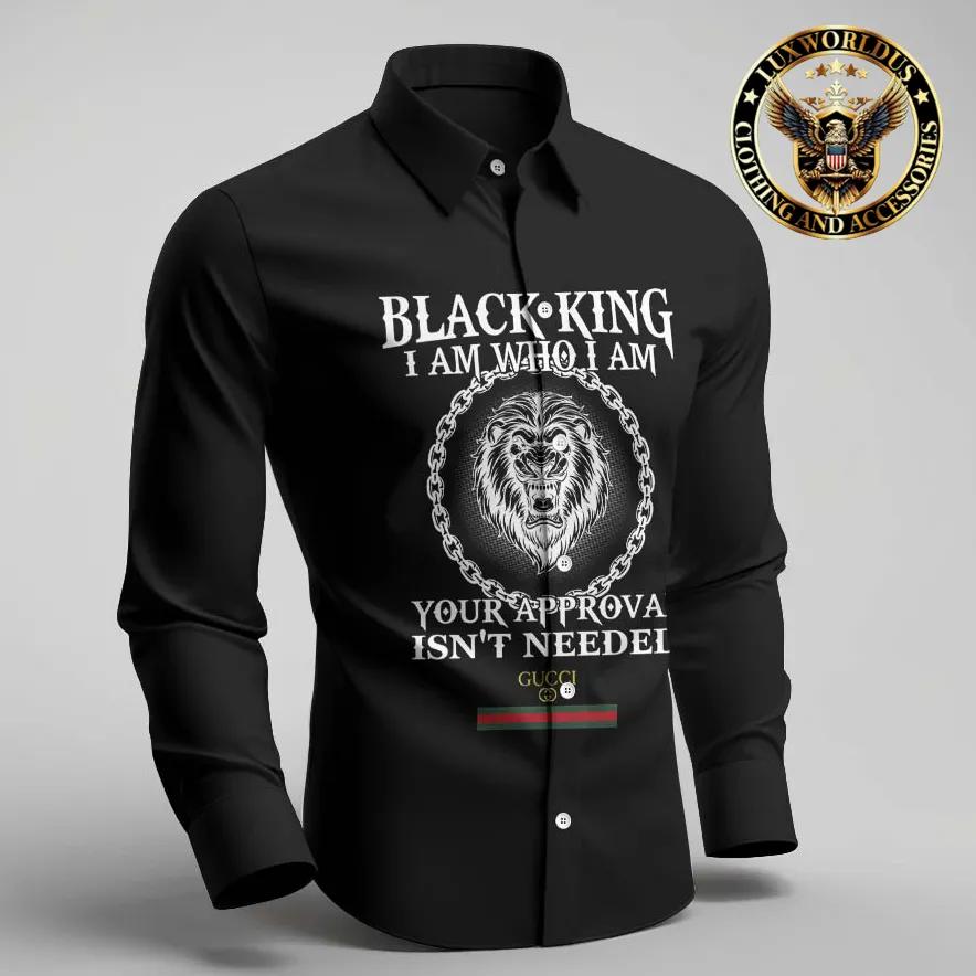 Gucci Black King Statement Shirt