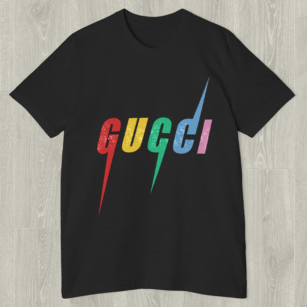 Gucci Bold Lightning Bolt T-Shirt 3D