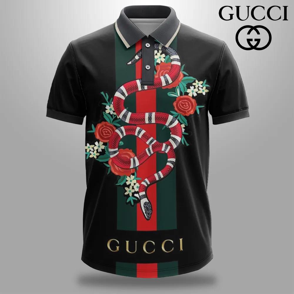 Gucci Bold Snake Statement Polo