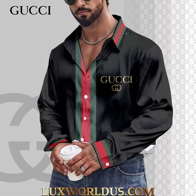Gucci Bold Statement Button-Up