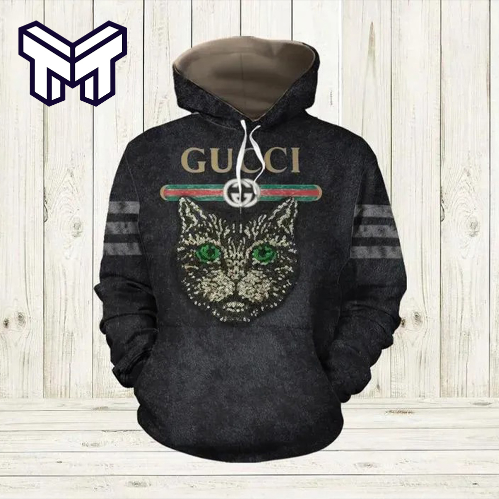 Gucci Cat Statement Hoodie 3D | Artisan Crafted
