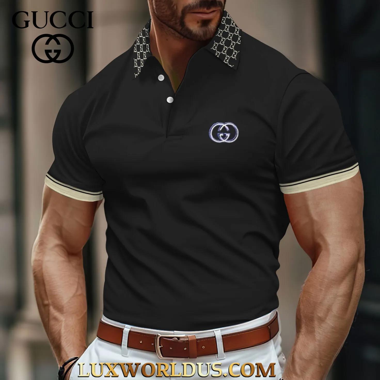 Gucci Classic Polo with Monogram Detail