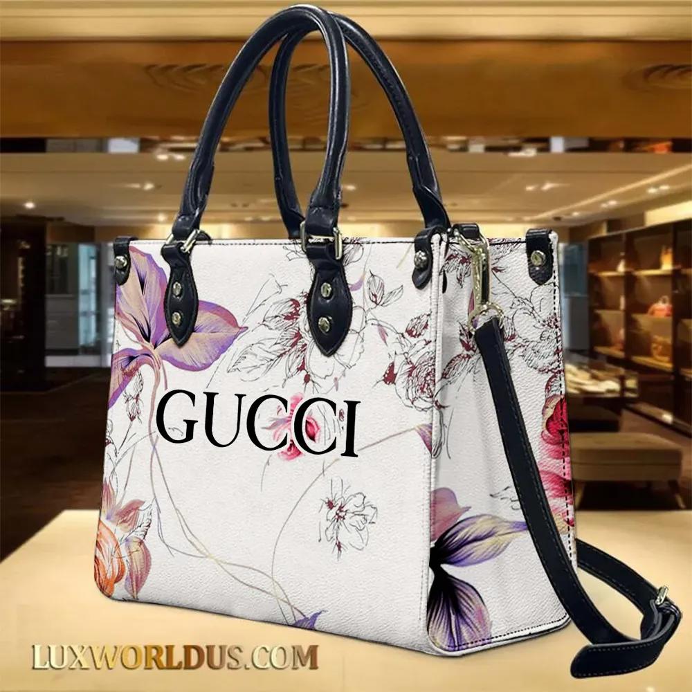 Gucci Floral Handcrafted Shoulder Bag