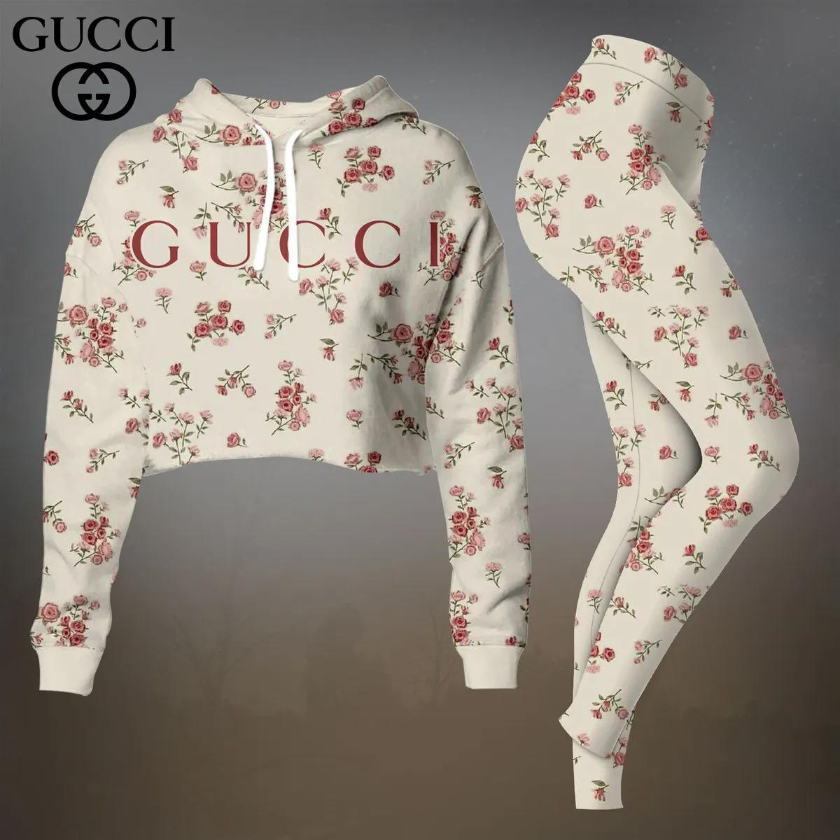 Gucci Floral Sweat Suit Modern Elegance
