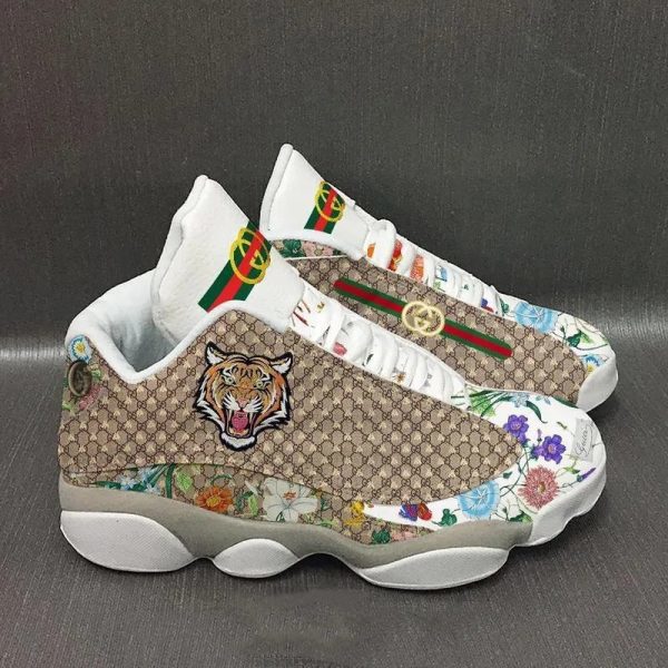Gucci Floral Tiger Jordan 13 Sneaker Statement Piece