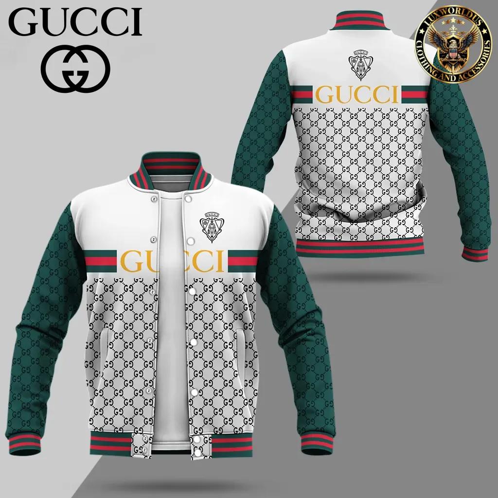 Gucci Iconic Bold Green Varsity Jacket