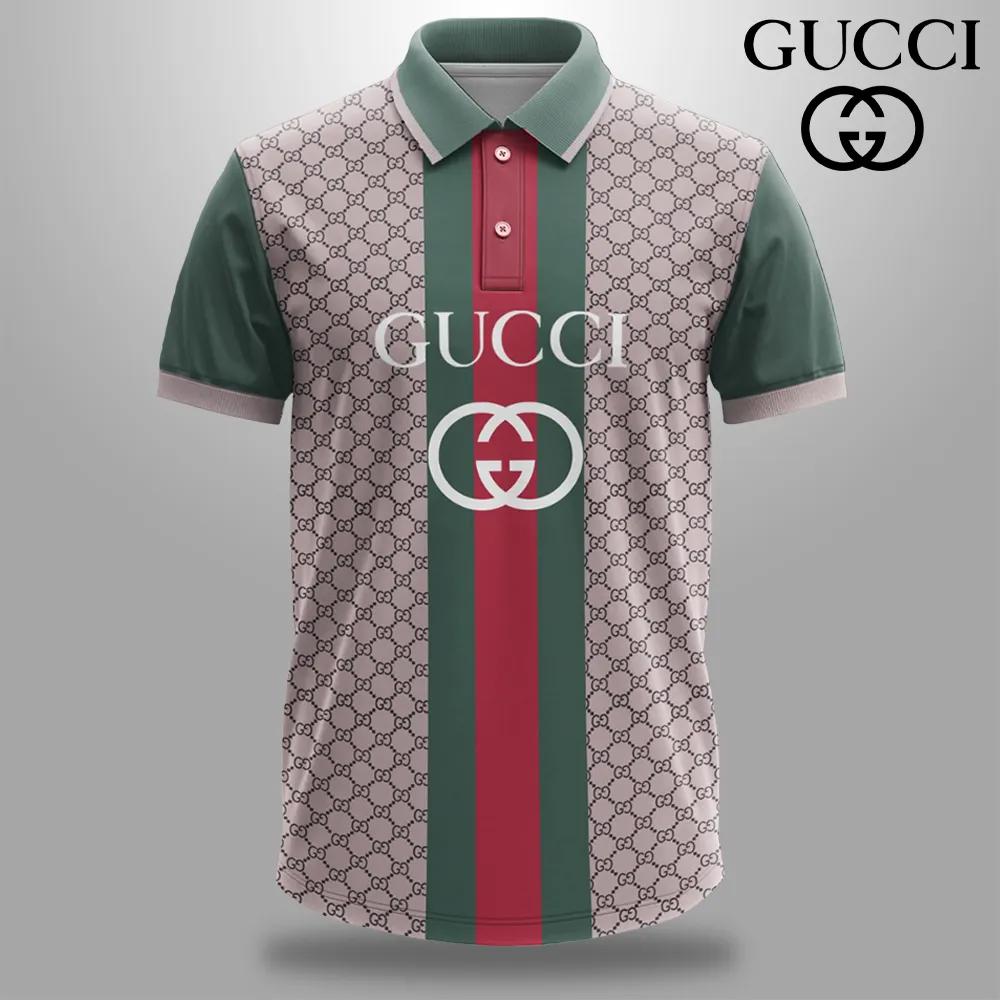 Gucci Iconic GG Logo Polo Shirt