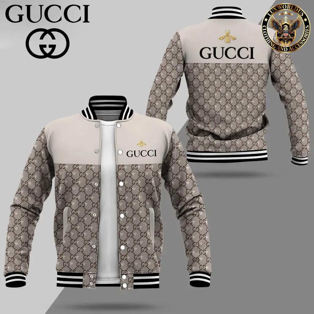 Gucci Iconic GG Monogram Varsity Jacket