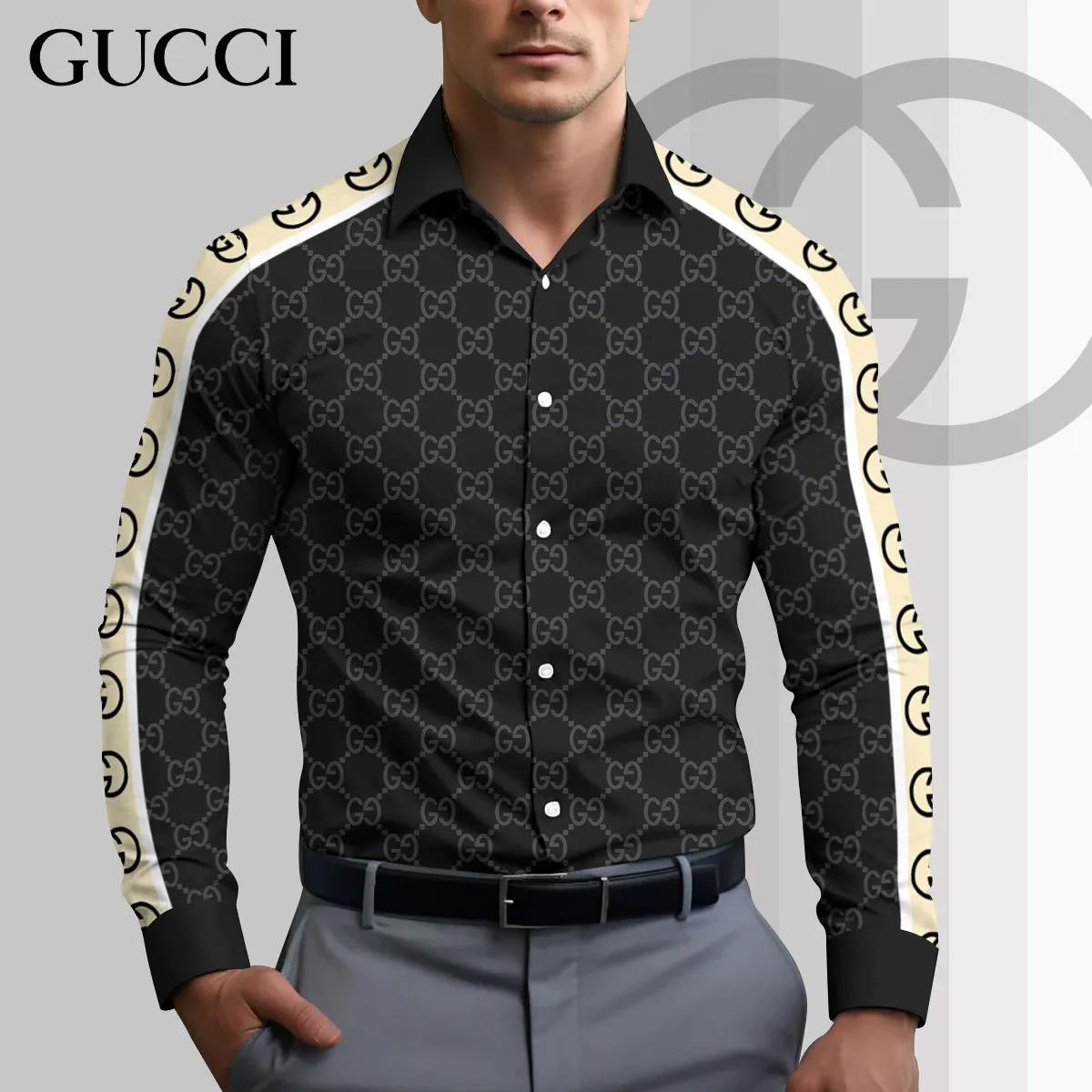 Gucci Iconic GG Pattern Statement Shirt