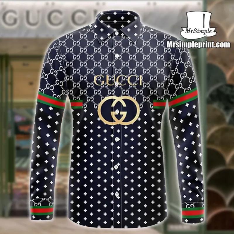 Gucci Iconic GG Pattern Statement Shirt