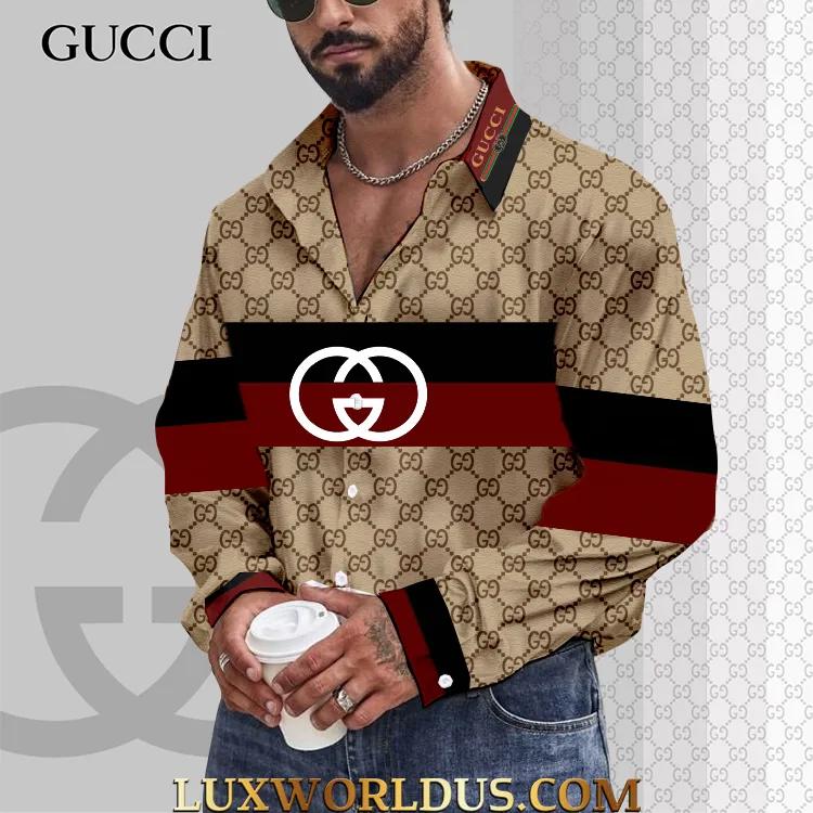 Gucci Iconic GG Patterned Shirt