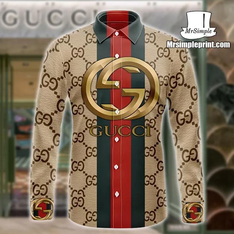 Gucci Iconic GG Print Statement Shirt
