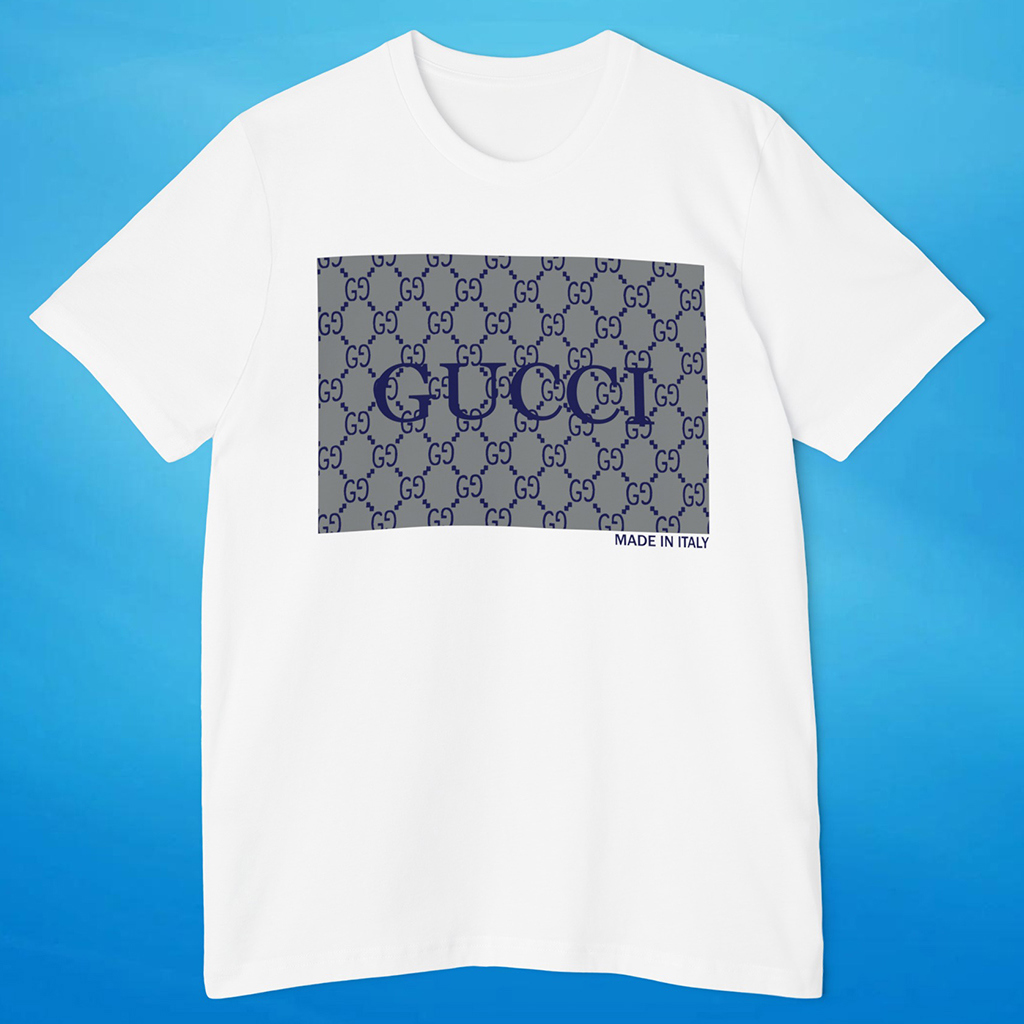 Gucci Iconic GG Print T-Shirt 3D Luxury Statement Shirt
