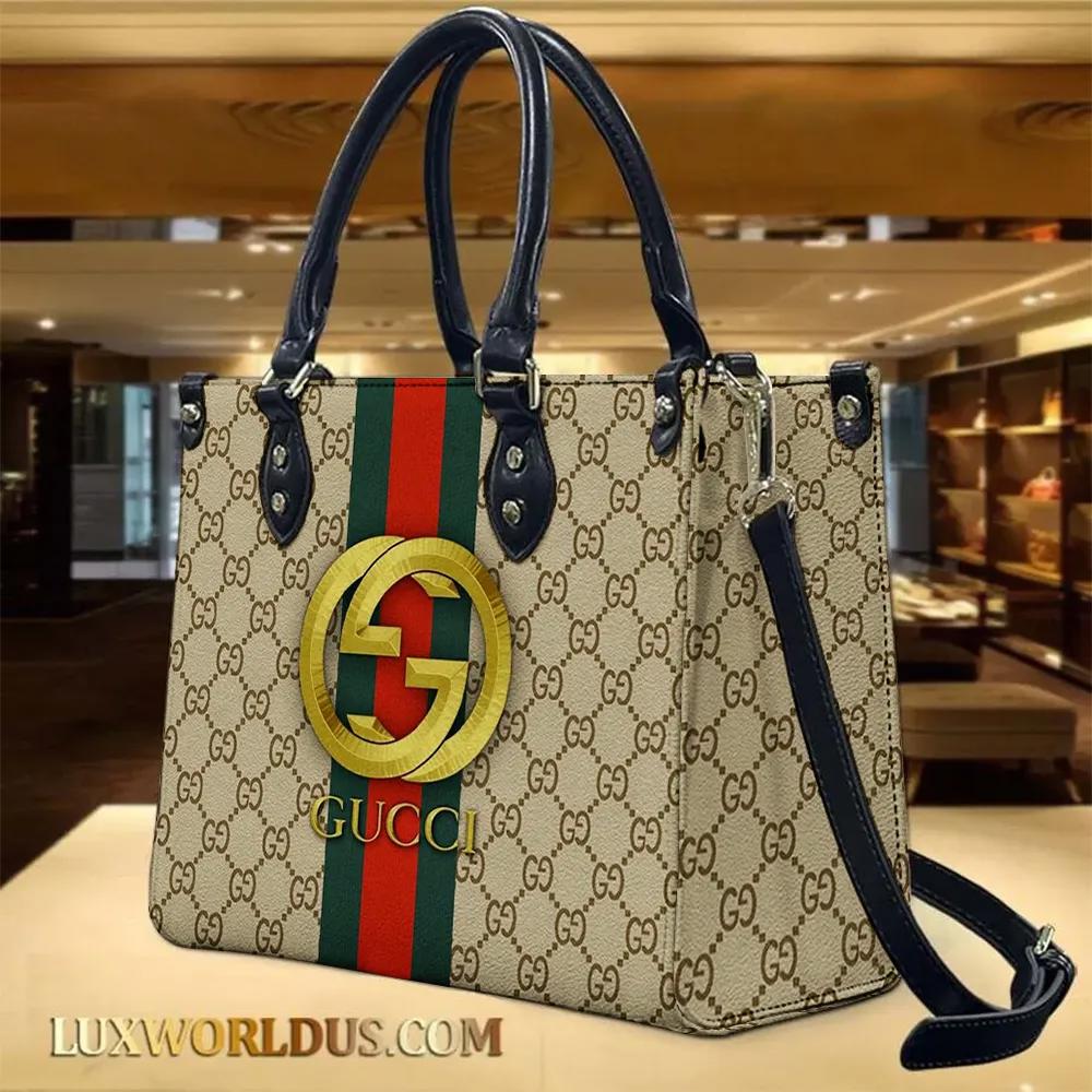 Gucci Iconic GG Print Tote in Chic Beige
