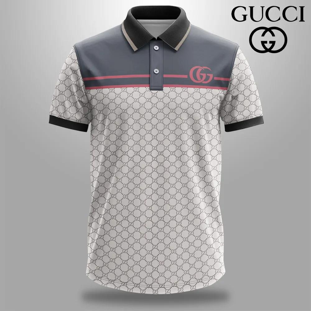 Gucci Iconic GG Stripe Polo Shirt