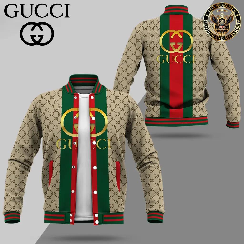 Gucci Iconic GG Striped Varsity Jacket