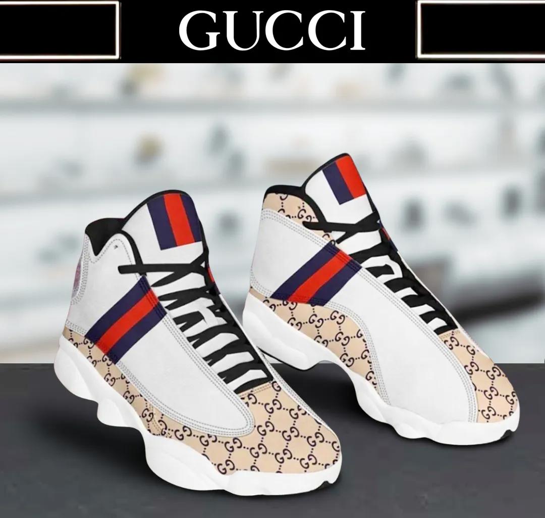 Gucci Iconic Monogram Jordan 13 Sneaker