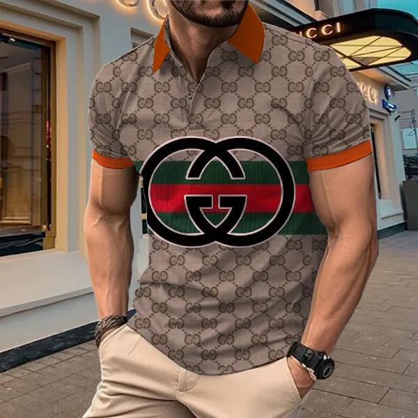 Gucci Iconic Monogram Polo in Modern Beige
