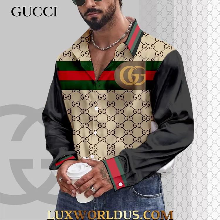 Gucci Iconic Monogram Silk Shirt