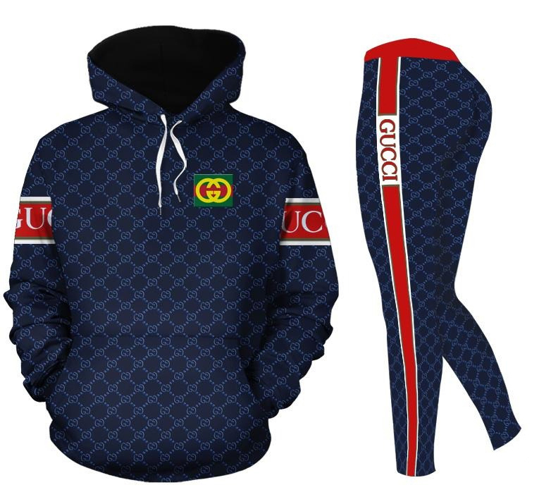 Gucci Iconic Navy Tracksuit Set
