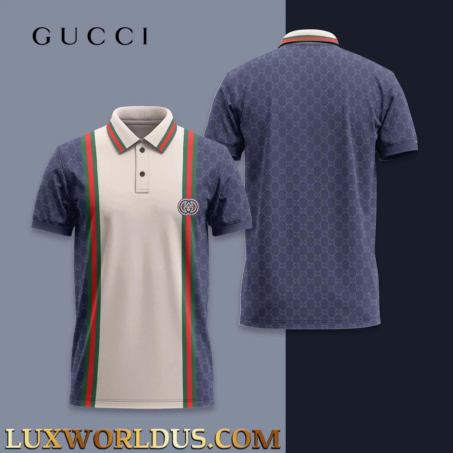 Gucci Iconic Polo with Bold Stripes