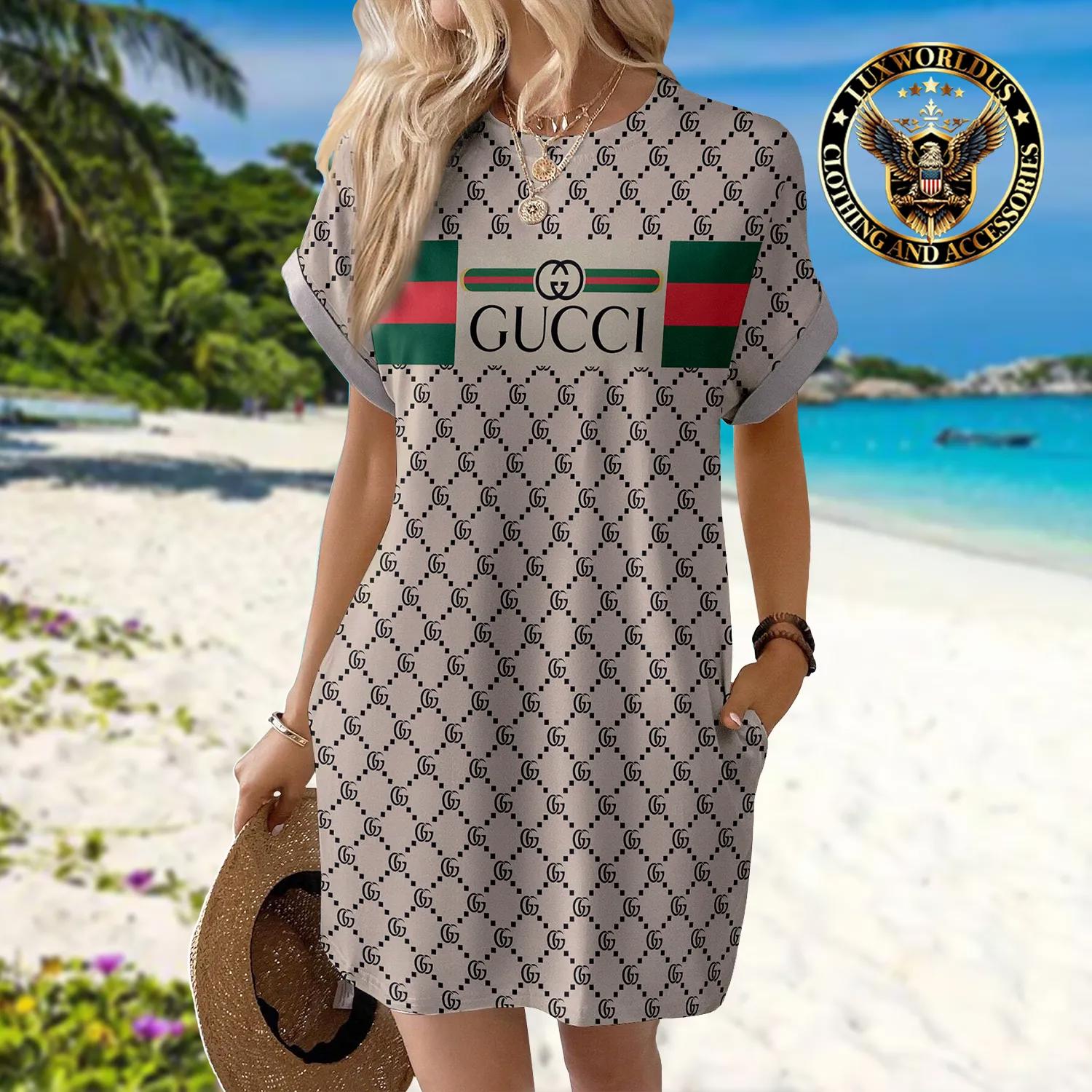 Gucci Iconic Sleeve Pocket Dress | Statement Luxury Design