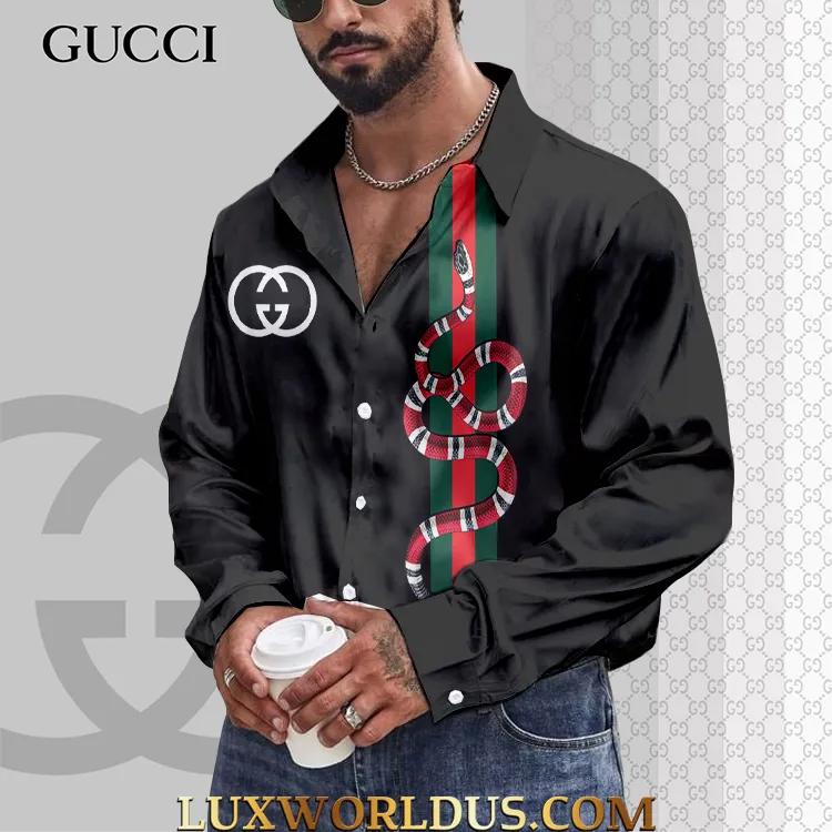 Gucci Iconic Snake Print Shirt