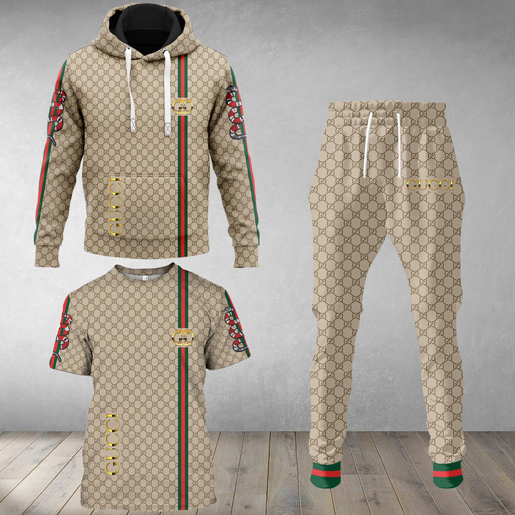 Gucci Iconic Snakeskin Sweater Set