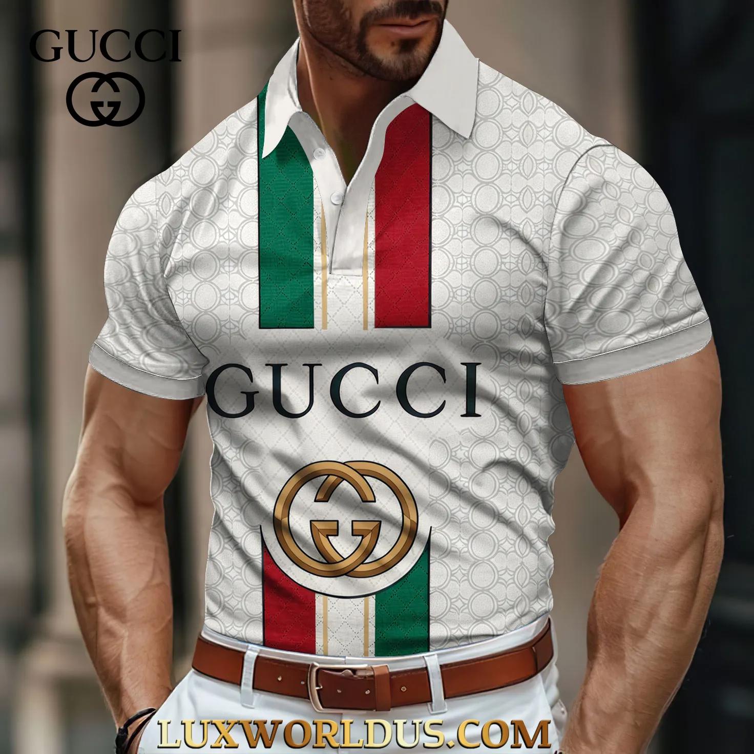 Gucci Iconic Stripe Polo Statement Top