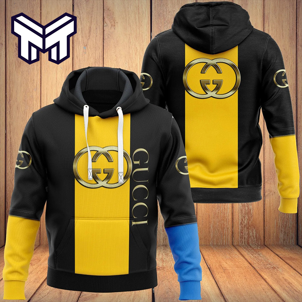 Gucci Iconic Striped Hoodie 3D Luxury Statement Style
