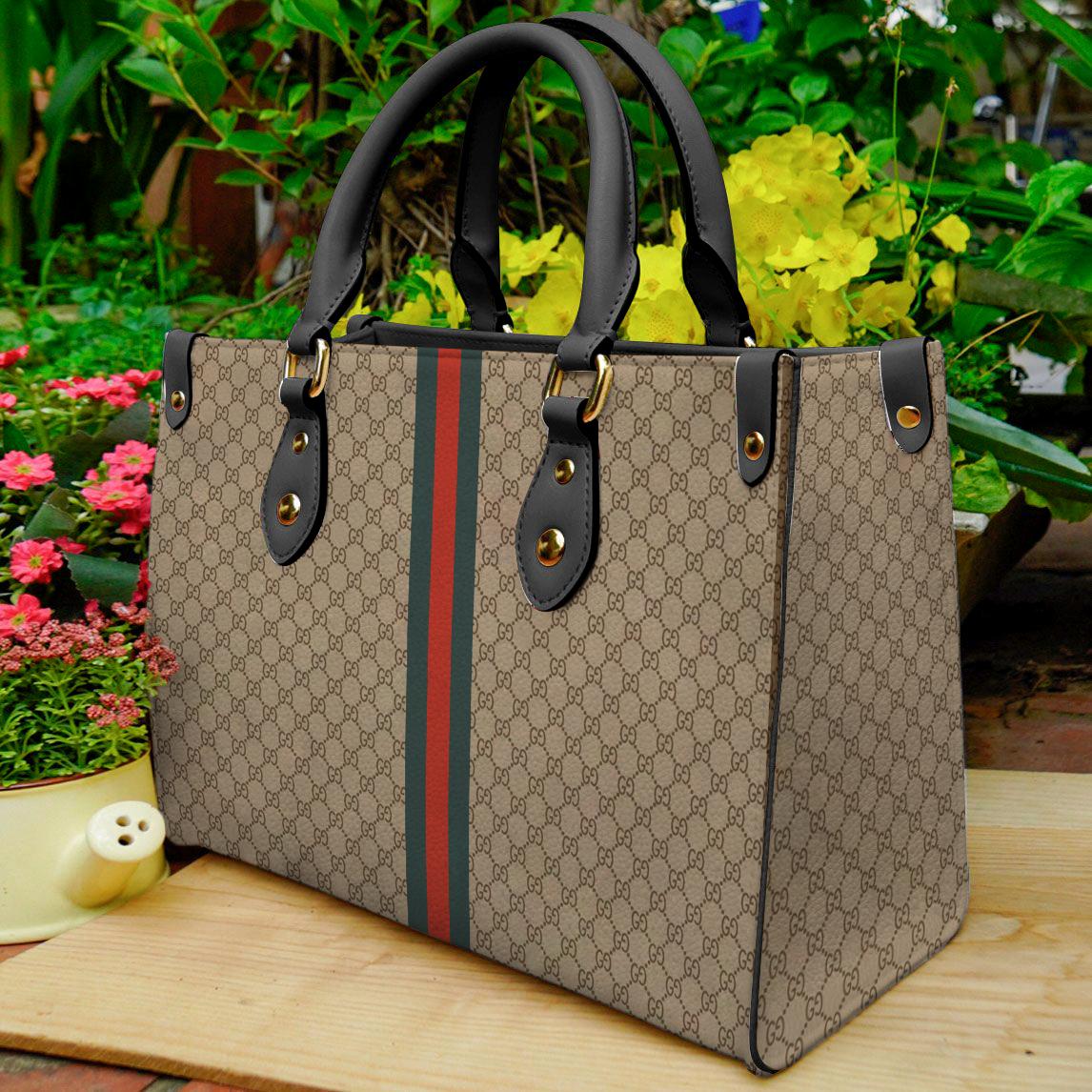 Gucci Iconic Striped Tote Bag