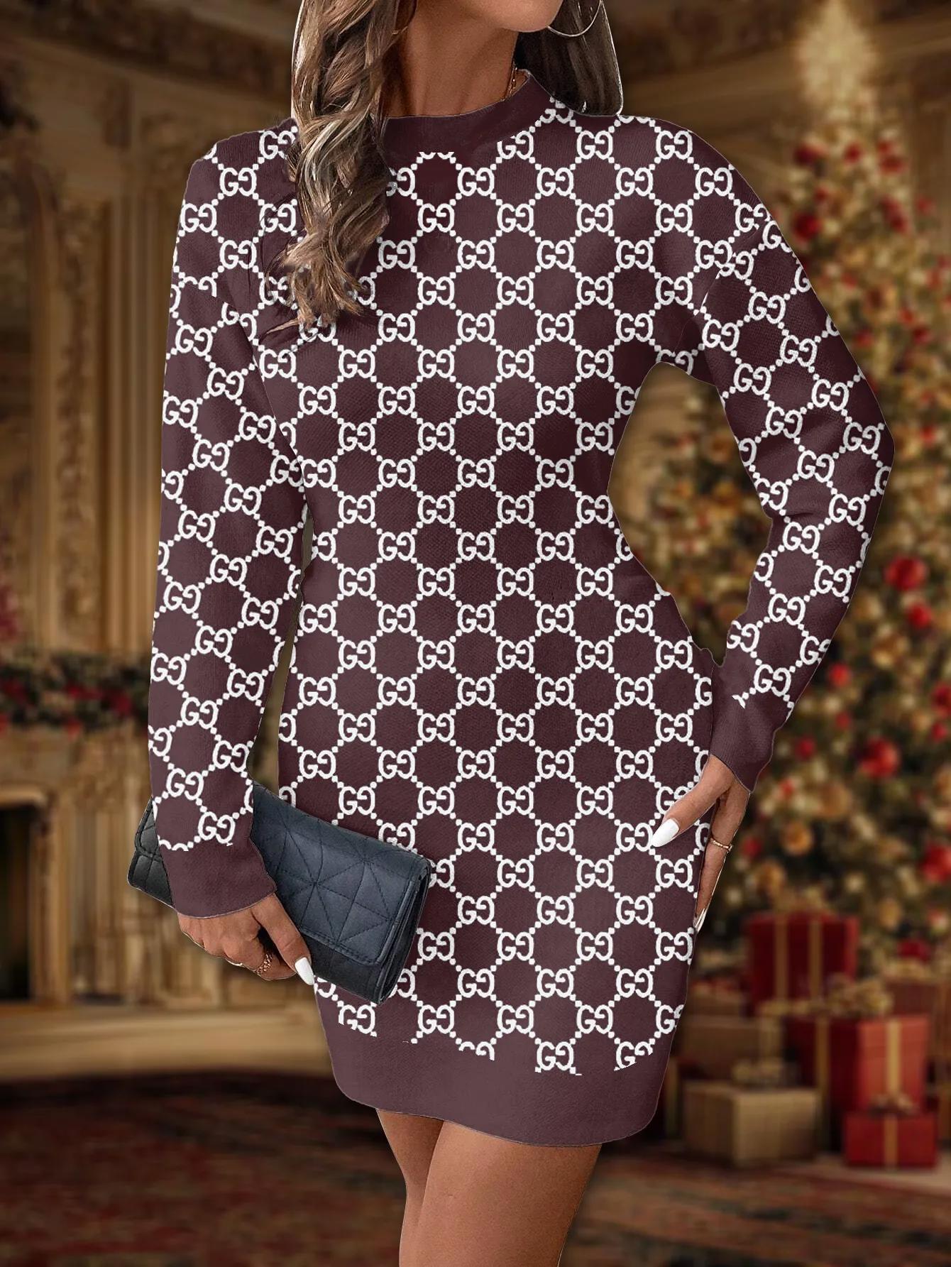 Gucci Iconic Sweater Dress with Chic Pattern and Premium Material