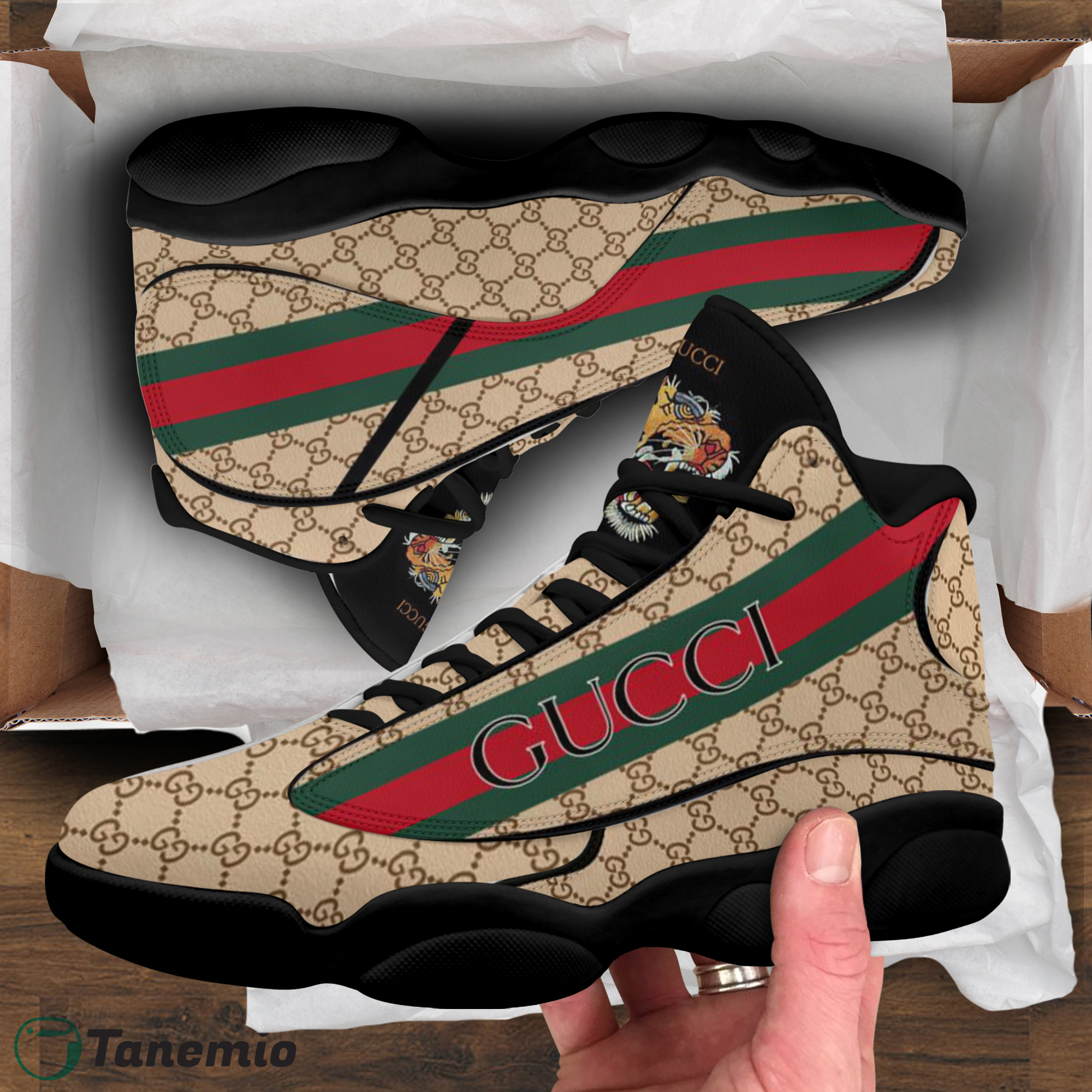 Gucci Iconic Tiger Print Sneaker