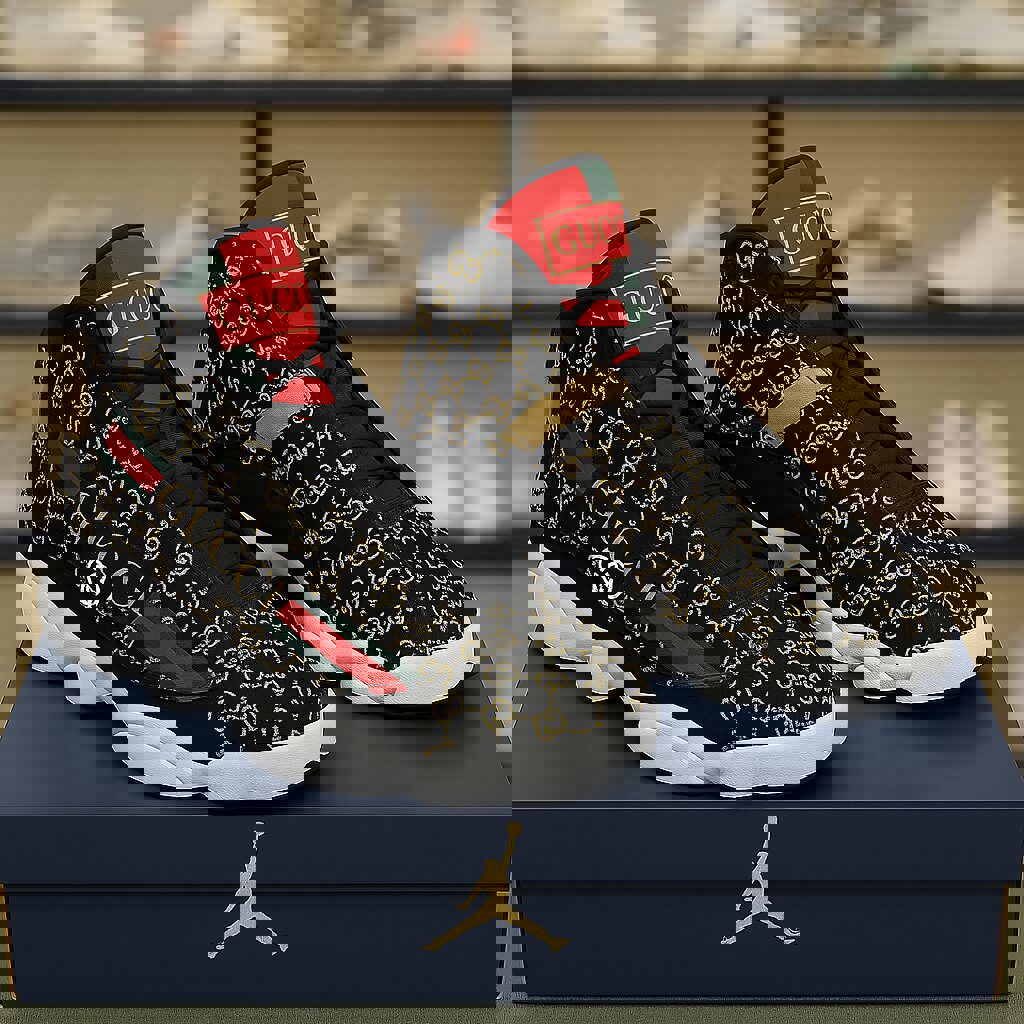 Gucci Jordan 13 Sneaker High-Top Luxury Statement Shoes