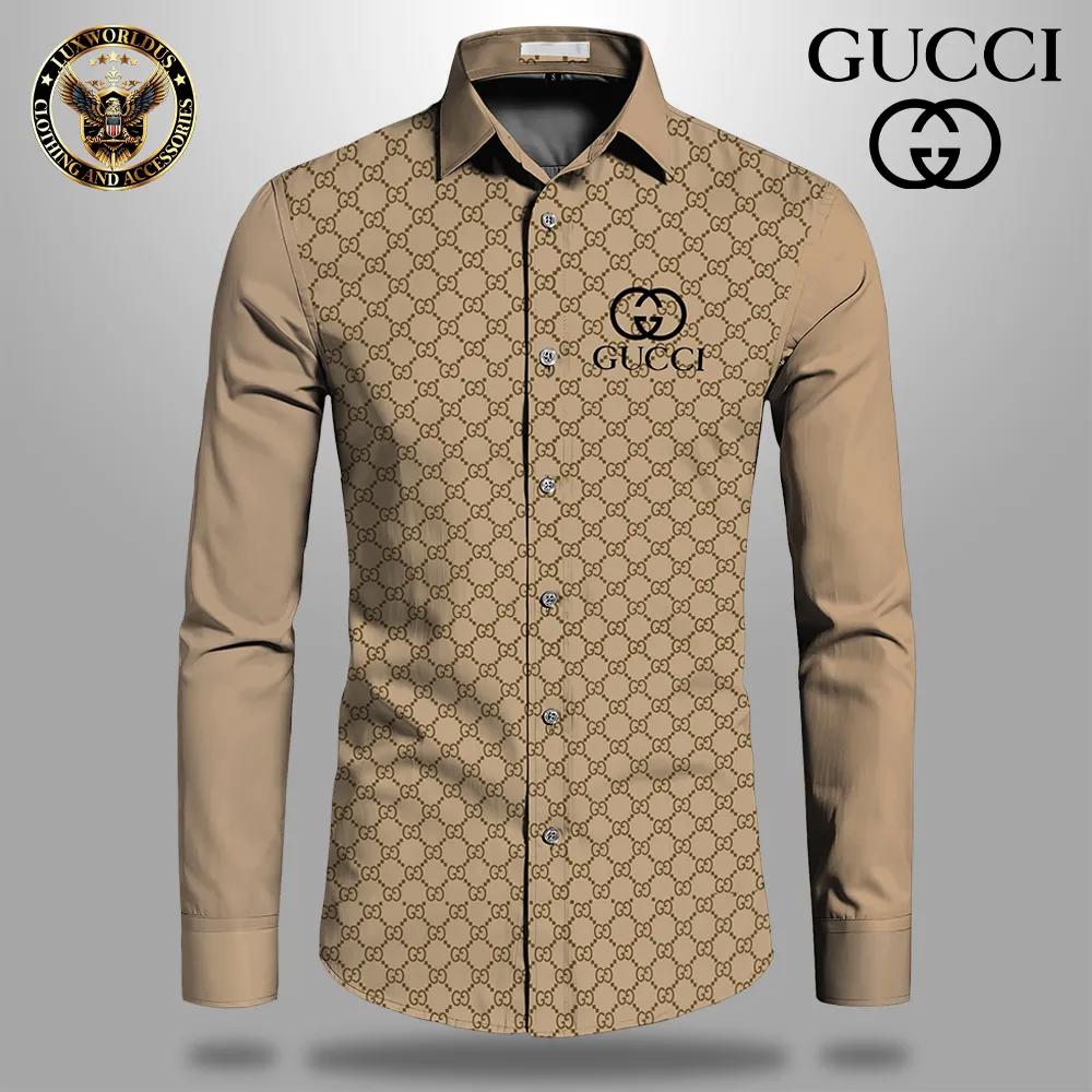 Gucci Luxe Statement Shirt in Classic Beige
