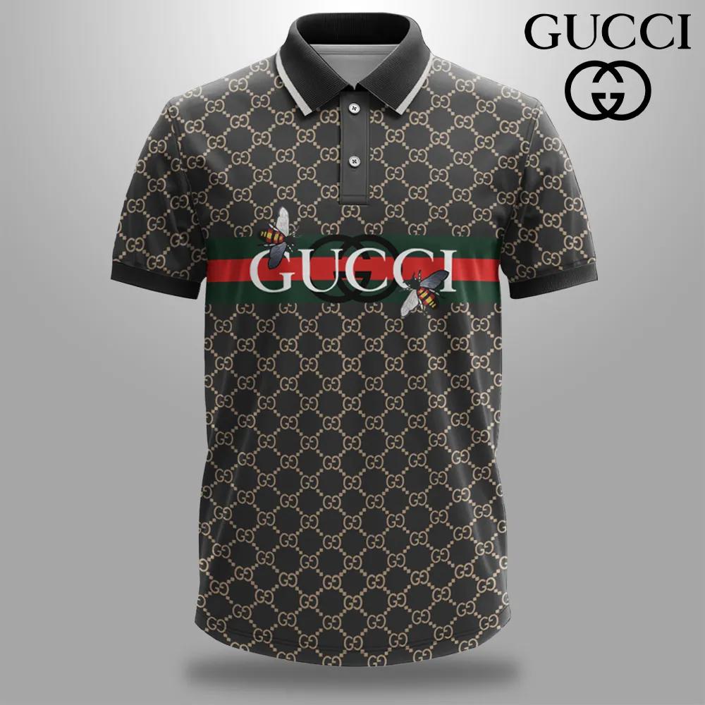 Gucci Luxurious Monogram Polo Shirt