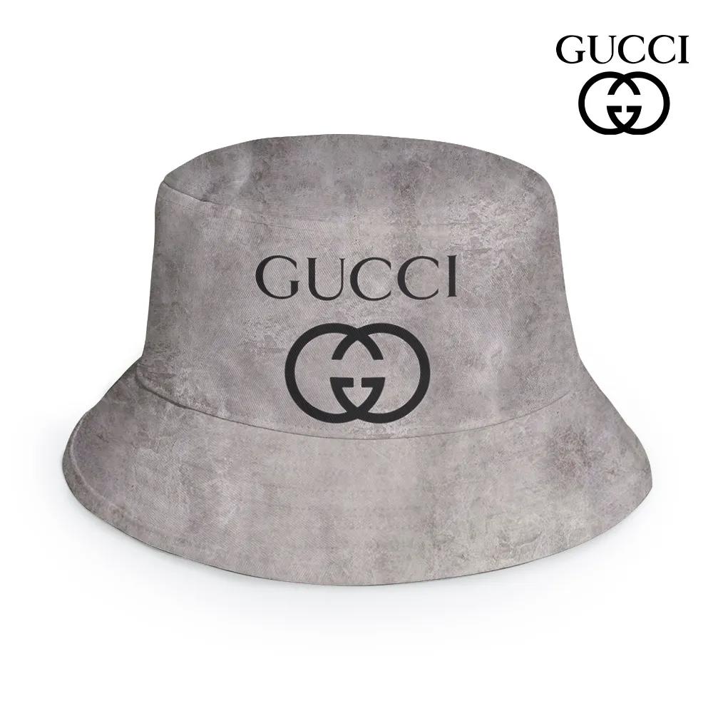 Gucci Luxury Statement Gray Bucket Hat