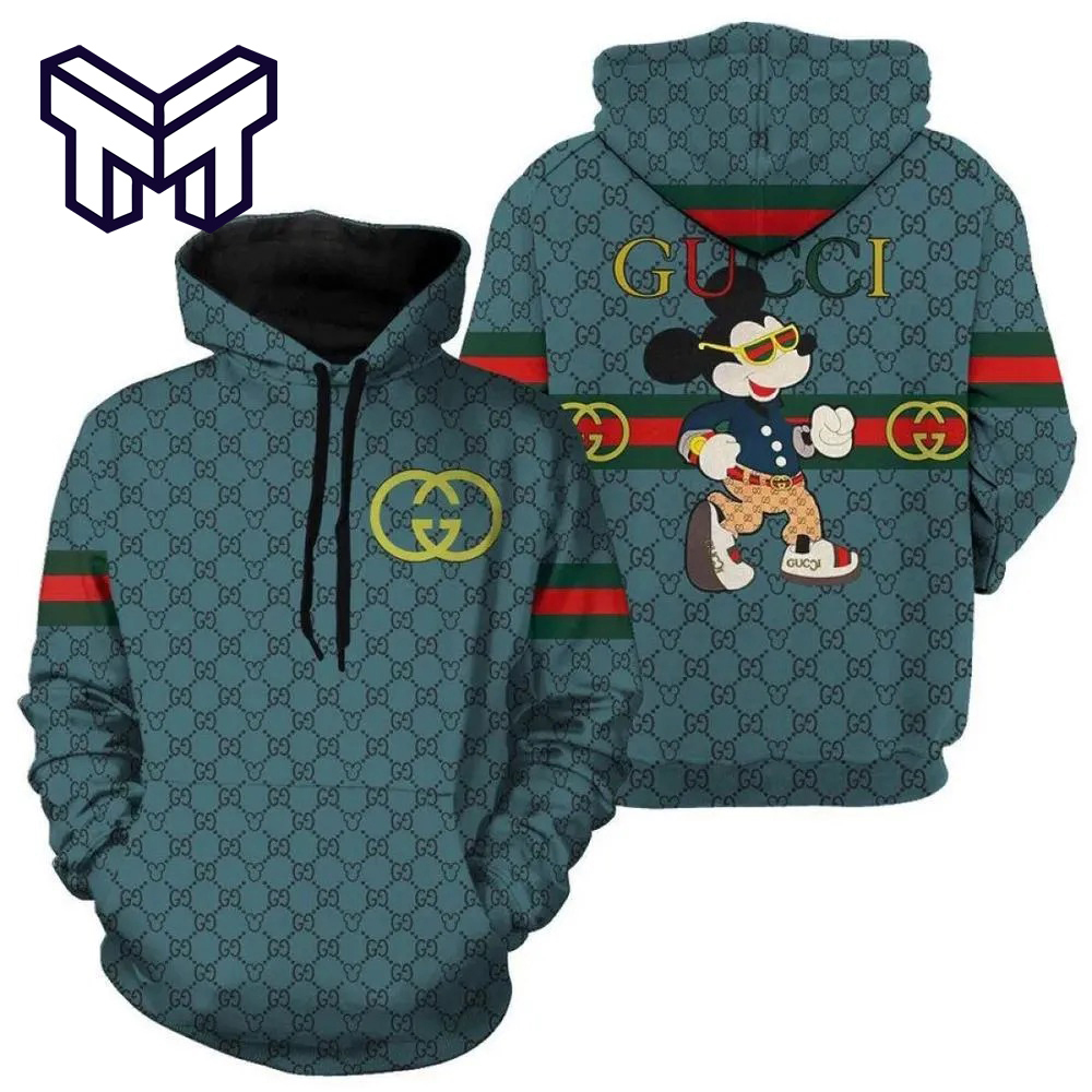Gucci Mickey Mouse Hoodie 3D Luxury Statement Gift