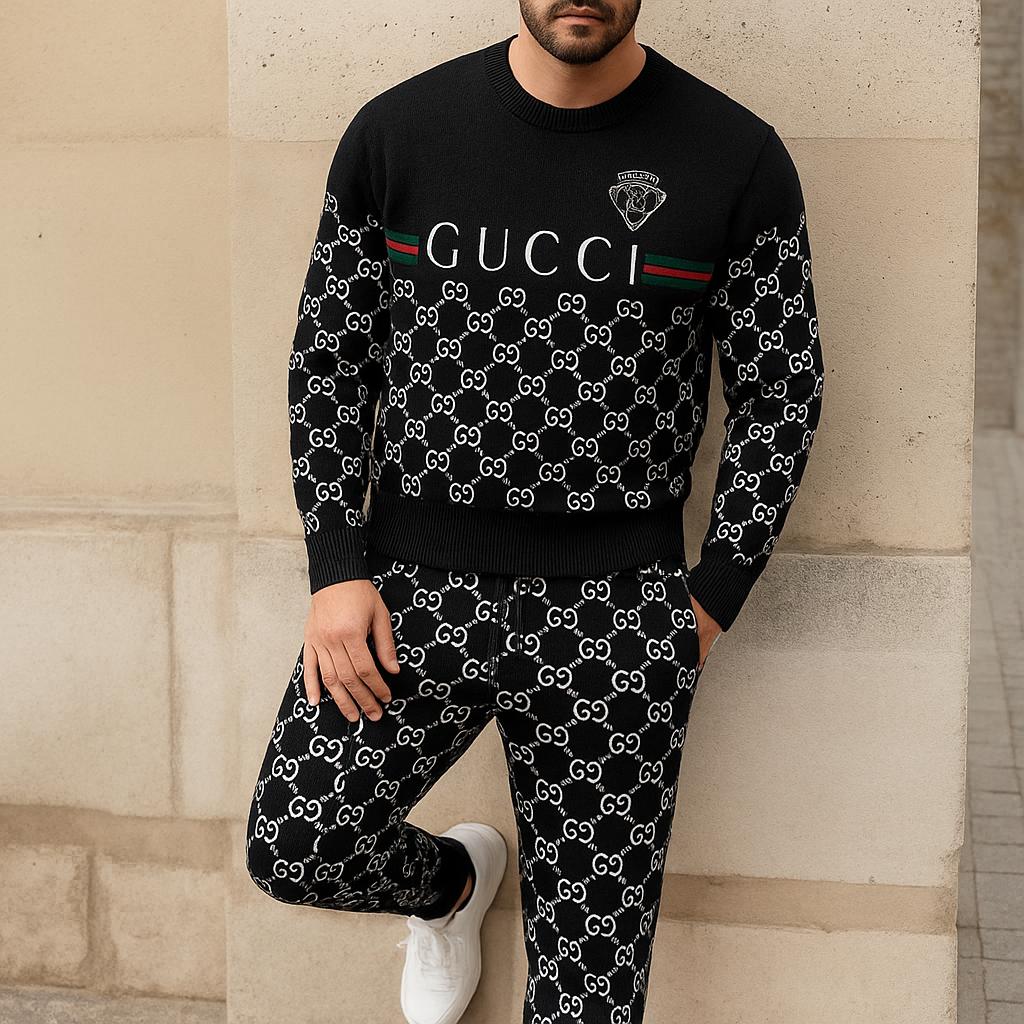 Gucci Monogram Sweater And Pants Set | Statement Luxury Edition